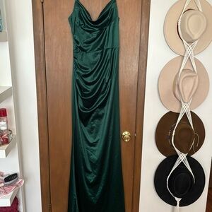 Windsor emerald green Satin Dress